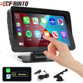 Kabelloses Apple CarPlay Android Auto 7" Tragbar Touchscreen Autoradio BT 5.0 FM