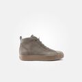 Paul Green Sneaker 5283-056, Rauleder, Grau, Damen