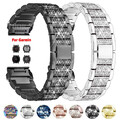 Für Garmin Fenix 8 E 7 7X 6 6X 5 5X Epix Pro 965 Quick Fit Bling Metall Armband