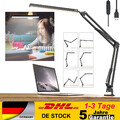 LED Klemmleuchte dimmbar Schreibtischlampe Leselampe flexibel USB Tisch-Lampe DE