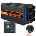 EDECOA Reiner Sinus Spannungswandler 12V 230V1500W 3000W Wechselrichter Inverter