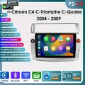 9" Android 13 Autoradio Für Citroen C4 2004-2009 GPS Navi CarPlay BT WIFI FM 32G