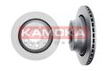 2x KAMOKA 1031121 Bremsscheibe für VW