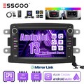 7 Zoll Carplay DAB+ Autoradio Android 13 64G GPS NAV Cam Für Dacia Duster Symbol