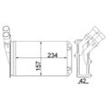 Wärmetauscher Innenraumheizung MAHLE für CITROEN ZX (N2)