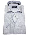 CASA MODA MODERN FIT HERREN LANGARMHEMD SILBERGRAU DUNKELGRAU Gr.39 bis 48