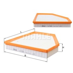 Mahle Luftfilter für BMW 1er 2er 3er 4er