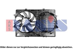 AKS DASIS LÜFTER MOTORKÜHLUNG passend für AUDI A4 A5 A6 Q3 Q5 | 048197N