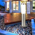 Außen LED Edelstahl Garten Steh Stand Lampe Leuchte DESIGN Beleuchtung Veranda