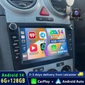 Autoradio Android 14 Carplay GPS 4G DSP 6+128G Kamera Für Opel Astra H Corsa C/D