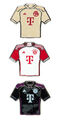 FC Bayern München Pin 3er Set - Trikots - FCB Anstecker