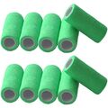 10 x selbsthaftende Haftbandagen 10 cm Fixierbinde kohäsiv Bandage Verband FIGO