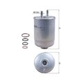 1x Kraftstofffilter MAHLE KL 485/16D passend für RENAULT