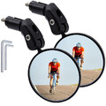 2X Fahrradspiegel E-Bike Rückspiegel Spiegel Fahrrad rechts links 360° Drehbar~!