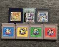 Pokemon Pocket Monster Grün Rot Blau Pikachu Gold Silber Kristall SET GameBoy GB