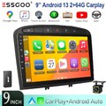 DAB Für Peugeot 308 408 07-2013 KAM 2+64G Android 13 Autoradio Carplay GPS Navi