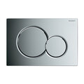 GEBERIT Betätigungsplatte Sigma01 für 2-Mengen-Spülung glanzverchromt 115.770.21