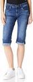 Mavi Damen Jeans Capri Marina Mid-Rise,Fitted Capri Mid Distressed Memory Dunkel
