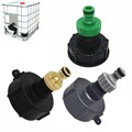 IBC Adapter 3/4 Mit Auslaufhahn Regenwasser Für 1000L Container Tank Fass S60X6