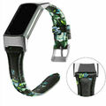Ersatzarmband für Fitbit Charge 5 Echtes Leder Fitness Wristband Armband Sport