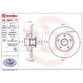 2x Bremsscheibe BREMBO 08.C647.17 passend für FIAT NISSAN OPEL RENAULT