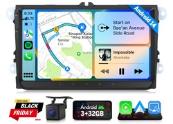 CAM+ VWX7 9" IPS Android 14 Autoradio Navi CarPlay für VW GOLF 5 6 Caddy Passat
