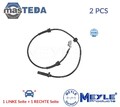 36-14 899 0009 ABS SENSOR DREHZAHLFÜHLER VORNE MEYLE 2PCS FÜR RENAULT KOLEOS I