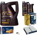 BOSCH Inspektionspaket 7 L MANNOL Extreme 5W-40 für Honda CR-V II 2.2 CTDI FR-V