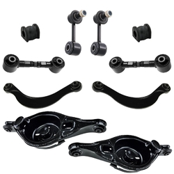 6 Querlenker u 2 Koppelstange u Stabilisator Gummi Hinterachse für Mazda 6 GG GY