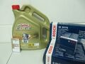 BOSCH Öl-, Luft-, Innenraum-Filter und 5Ltr. CASTROL 5W30 Motoröl Opel Corsa E