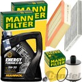 MANN INSPEKTIONSPAKET+4L MANNOL 5W-30 MOTORÖL passend für OPEL CORSA E 1.3 CDTI