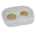 Katzen Futternapf  Dinnerset Doppelnapf Futterstation beige