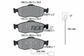 TEXTAR Bremsbelagsatz, Scheibenbremse 2307104 für FORD