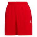 Adidas Original Damen Adicolor Essentials Sweat Shorts Rot Trefoil Retro Bequem