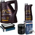 BOSCH Inspektionspaket 6 L MANNOL Extreme 5W-40 für Honda CR-V IV 2.0 iVTEC