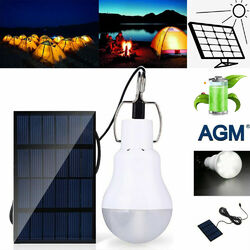 2 Solar Glühbirne 130LM  LED Zeltlampe Solarleuchte Außenleuchte Camping Lampe