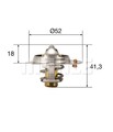 Thermostat Kühlmittel BEHR TX 85 82 für NSX GETZ STAREX SUZUKI NA HD CIVIC HONDA