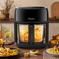 XXL Heißluftfritteuse 5L Fritteusen Friteuse Heißluft Air Fryer 1800W ohne Öl Jp