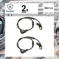 2x ORIGINAL® Meyle Sensor, Raddrehzahl Vorne, Links, Rechts für Mercedes-Benz