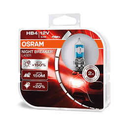 OSRAM Duo Box Night Breaker Laser +150% Next Generation HB4 51W 2er Box 9006NL