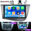DAB+ Android 13 Carplay Autoradio Für Seat Leon MK2 1P1 2005-2012 GPS Navi WIFI