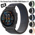 Quickfit Nylon Armband Für Garmin Fenix 8 E 7 7X 6 6X Epix Pro 5 5X Plus 3 HR