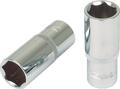 KS TOOLS 3/8" CHROMEplus Sechskant-Stecknuss, lang, 12mm