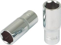 KS TOOLS 3/8" CHROMEplus Sechskant-Stecknuss, lang, 12mm