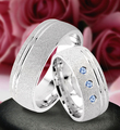 Trauringe  Eheringe Verlobungsringe mit echten Blautopas , Silber 925 , J71-3B