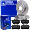 ATE BREMSSCHEIBEN + CERAMIC BELÄGE HINTEN für SKODA OCTAVIA 5E  LEON 5F  AUDI A1