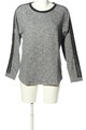 MAISON SCOTCH Rundhalspullover Damen Pullover Gr. DE 38 hellgrau-schwarz