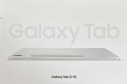 Samsung Galaxy Tab S7 FE 64GB Wi-Fi NEU 12,4Zoll-Mystic Silber Händler MwSt-Ausw