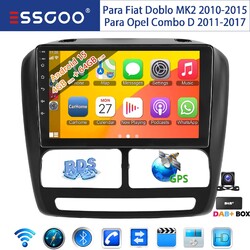DAB+ 4+64G Android15 Autoradio Für Fiat Doblo MK2 2010-2015 CarPlay GPS NAVI KAM