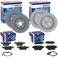 BOSCH BREMSSCHEIBEN + BELÄGE VORNE + HINTEN passend für BMW 1er F40 2er F45 F44